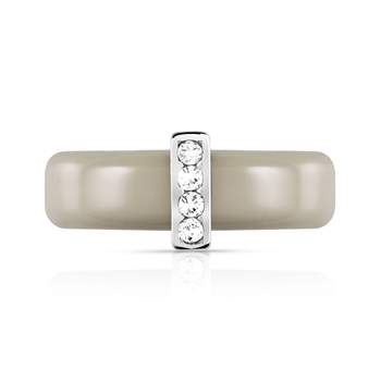 925 zilveren zirkonia hars ring