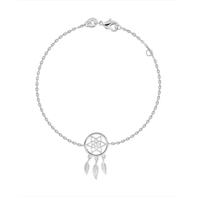 Bracelet argent 925 zirconia - vue V1