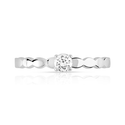 Bague argent 925 zirconia - vue V3