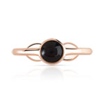 Bague argent 925 rosé ambre - vue 3