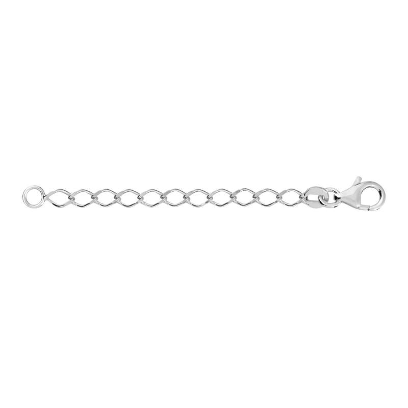 Chaînette extension argent 925 6 cm - vue 1