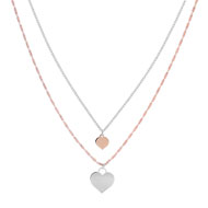 Collier argent 925 2 tons