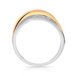 Bague 3 ors 750 diamant - vue 2