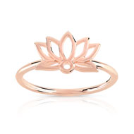 Bague plaqué or rose