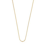 Chaîne plaqué or maille serpent 45 cm - vue D1