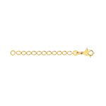 Chaînette extension plaqué or 6 cm - vue 1