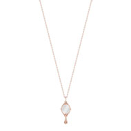 Collier La Belle et la Bête plaqué or 2 tons disney