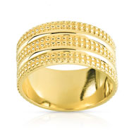 Bague plaqué or