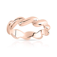 Bague plaqué or rose