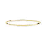 Bracelet jonc plaqué or - vue 1