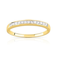 Alliance plaqué or 2 tons zirconia