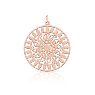 Pendentif plaqué or rose