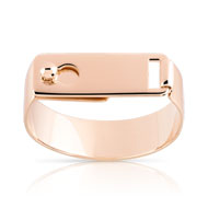 Bague plaqué or rose