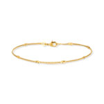 Bracelet plaqué or 18 cm - vue 1