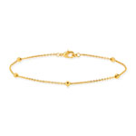 Bracelet plaqué or 19 cm - vue 1