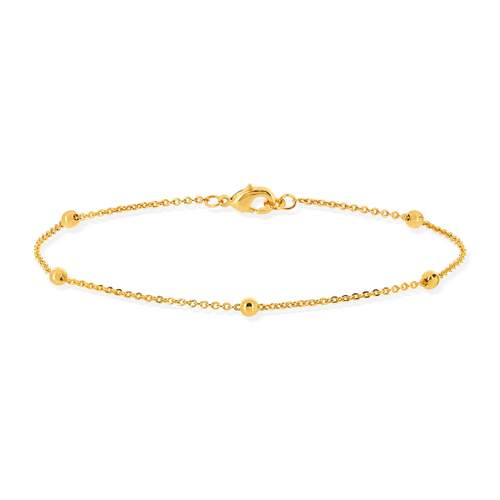 Bracelet plaqué or 19 cm