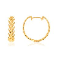 Boucles d'oreilles plaqué or