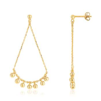 Gold-plated earrings