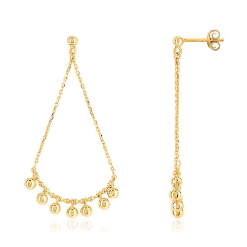 Boucles d'oreilles plaqué or