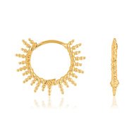 Boucles d'oreilles plaqué or