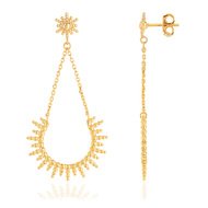 Boucles d'oreilles plaqué or