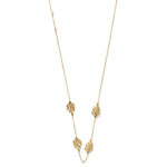 Collier plaqué or 45 cm - vue 1