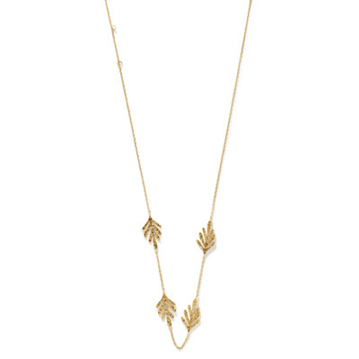 Collier plaqué or 45 cm