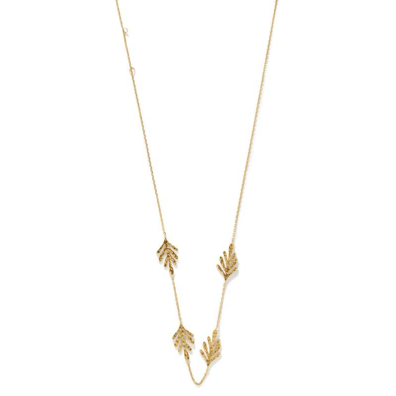 Collier plaqué or 45 cm - vue 1