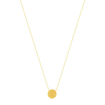 Fancy gold-plated necklace 45 cm
