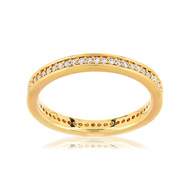 Alliance plaqué or zirconia