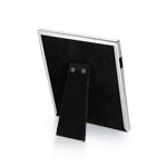 Cadre de naissance en métal blanchi d'argent - vue D1