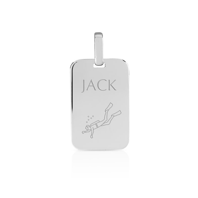 Pendentif homme personnalisable Clearance