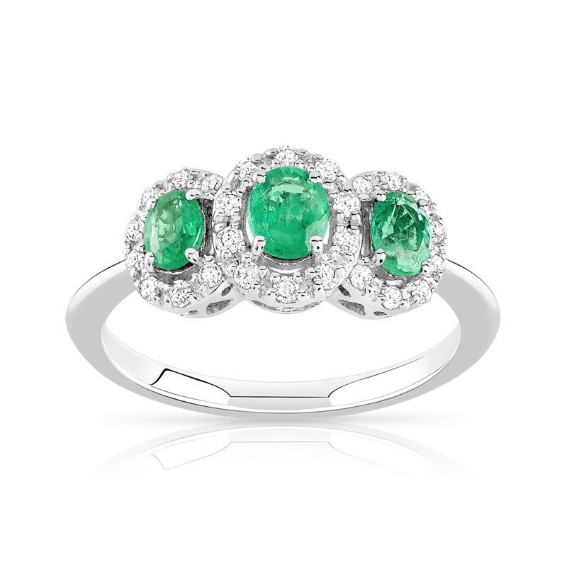 bague or blanc emeraude maty bague or blanc emeraude maty