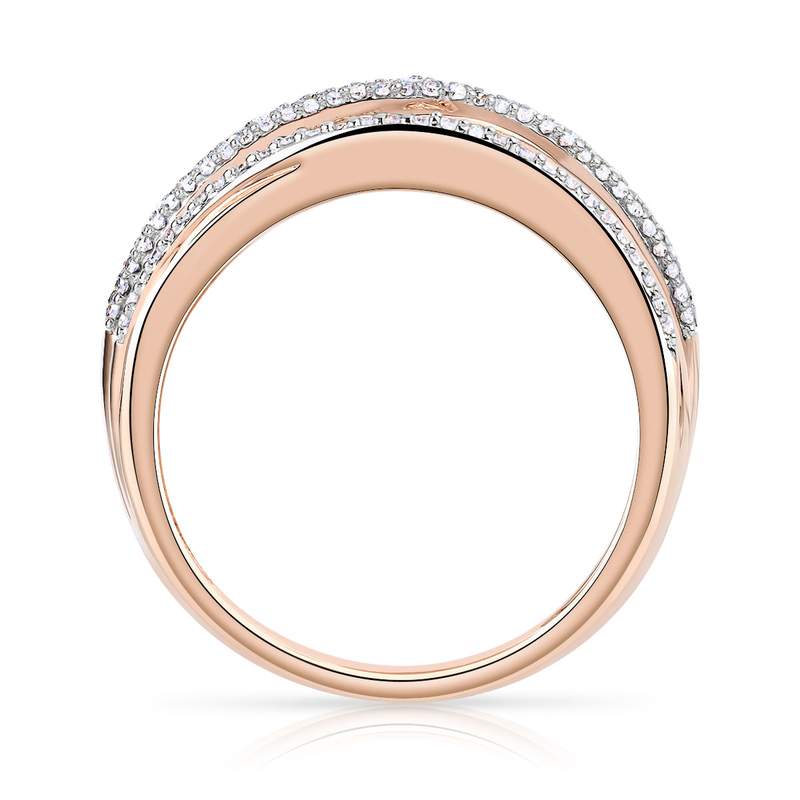 Bague 2 ors 750 diamant - vue 2