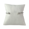 Bracelet rigide or 750 blanc diamant - vue V2