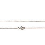 Collier or 750 blanc saphirs et diamants - vue 3
