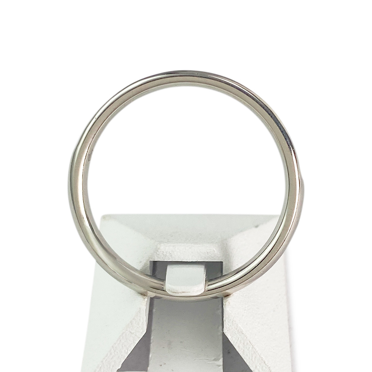 Alliance platine 950 demi tour diamant - vue 3