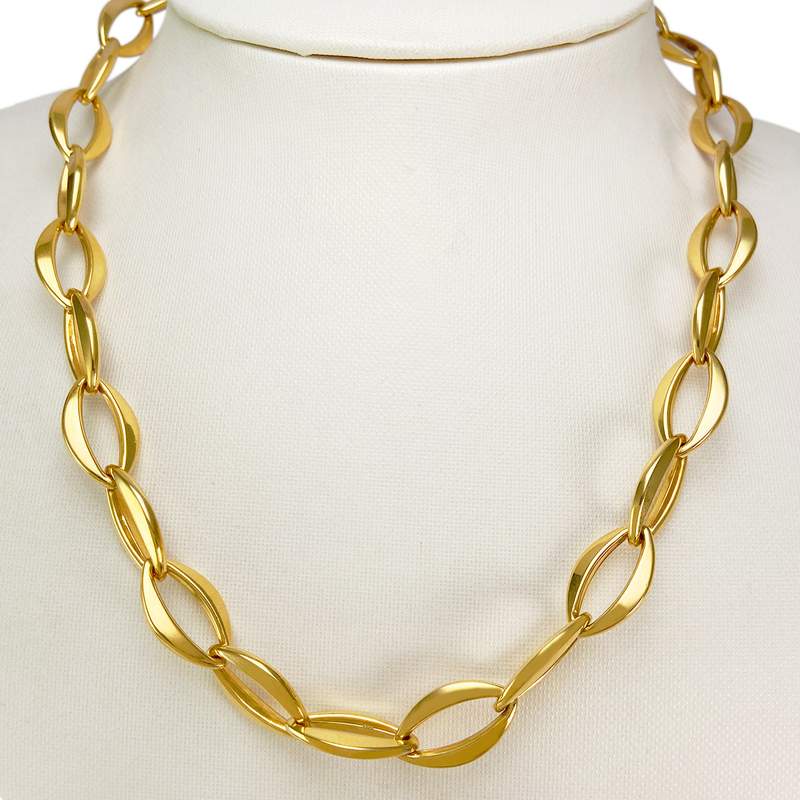 Collier or 750 jaune - vue 2