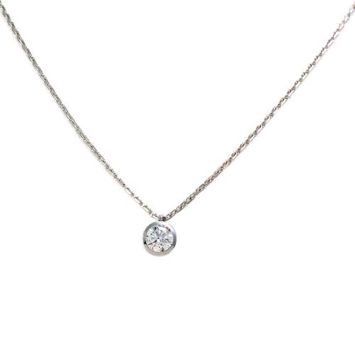 750 witgouden diamanten collier