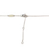 Collier or 750 blanc diamant - vue V3