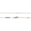 Collier or 750 blanc diamant - vue V3