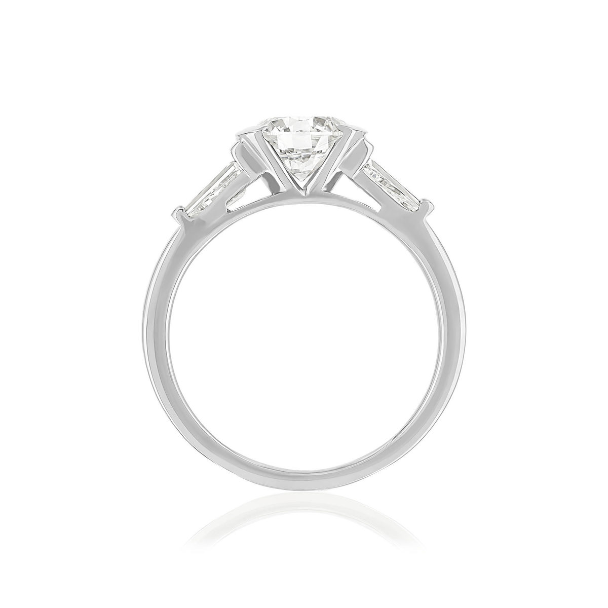 750 witgouden diamanten ring - bekijk 2