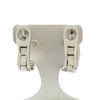 Creoles or 750 blanc diamant - vue V3