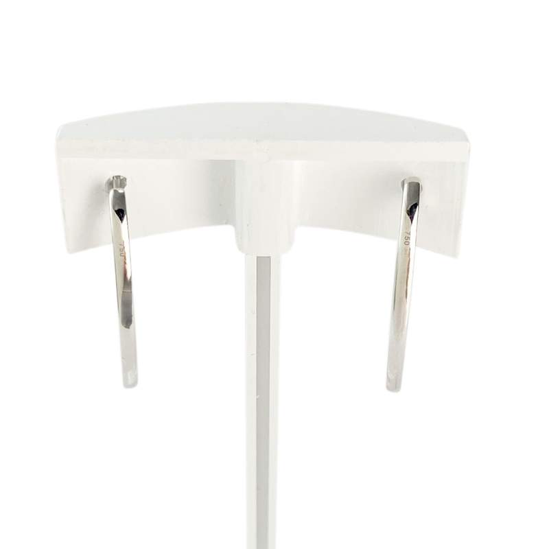Creoles or 750 blanc diamant - vue 3