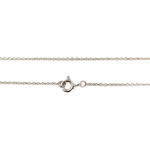 Collier or 750 blanc diamant - vue 3