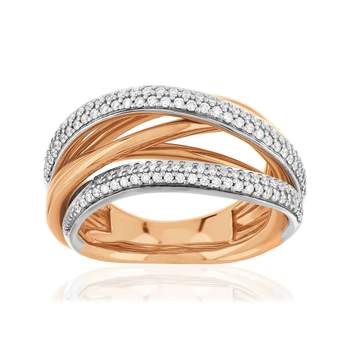 2 gold 750 diamond ring