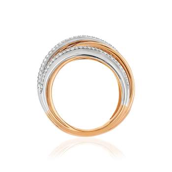 2 gold 750 diamond ring