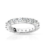Alliance argent 925 tour complet zirconias - vue 1