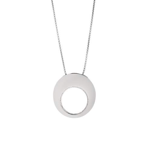 750 white gold diamond necklace