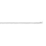 Bracelet or 750 blanc diamants 18 cm - vue 1
